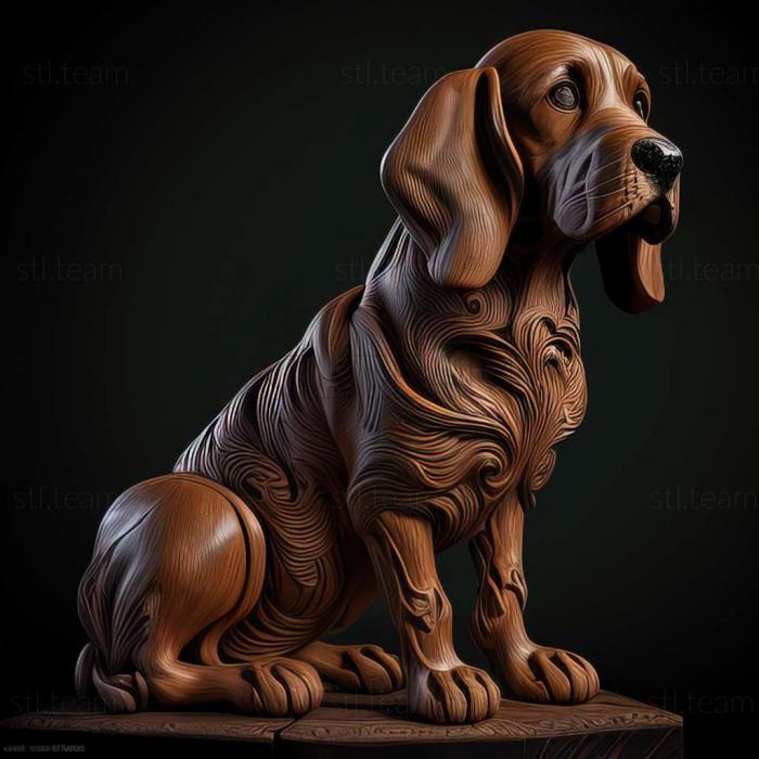 3D model Transylvanian Hound dog (STL)